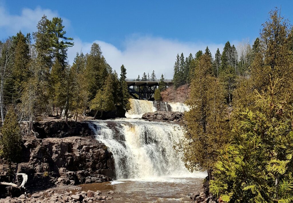 Waterfalls at Gooseberry State Park