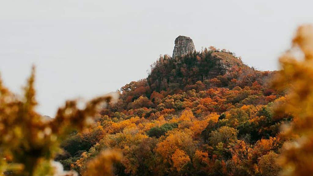 Minnesota Fall Colors on Sugar Loaf in Garvin Heights