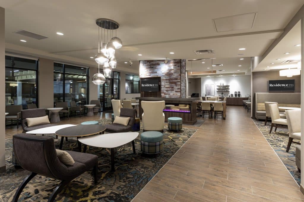 Residence Inn Arbor Lakes Maple Grove Lobby Seating Area