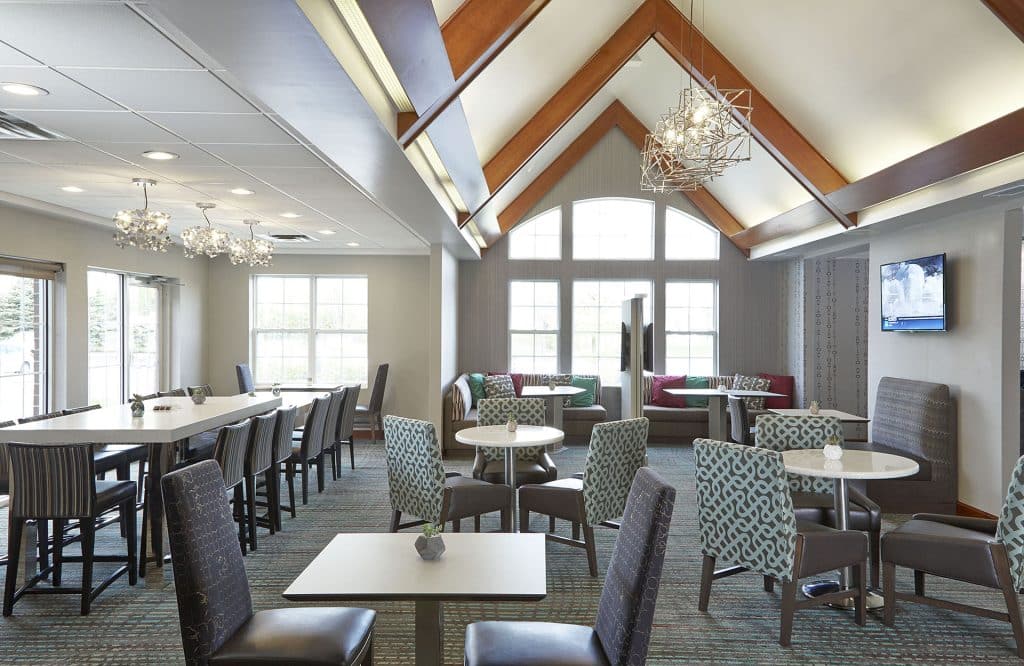 Residence Inn Roseville Great Room Seating Area