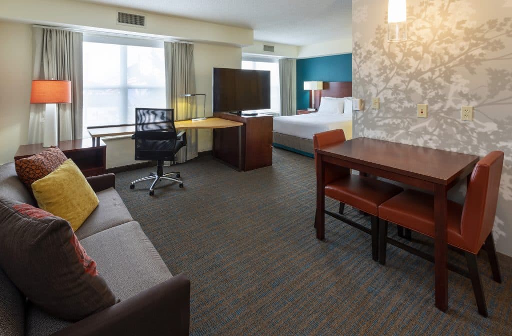 Residence Inn Roseville Studio Guest Room