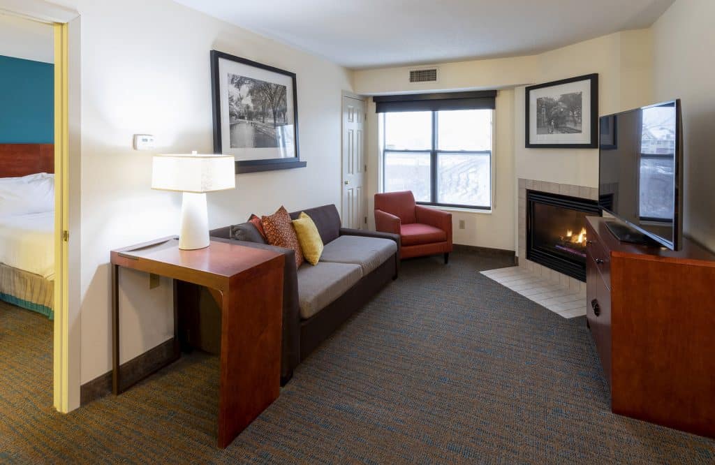 Residence Inn Roseville Suite Living Area